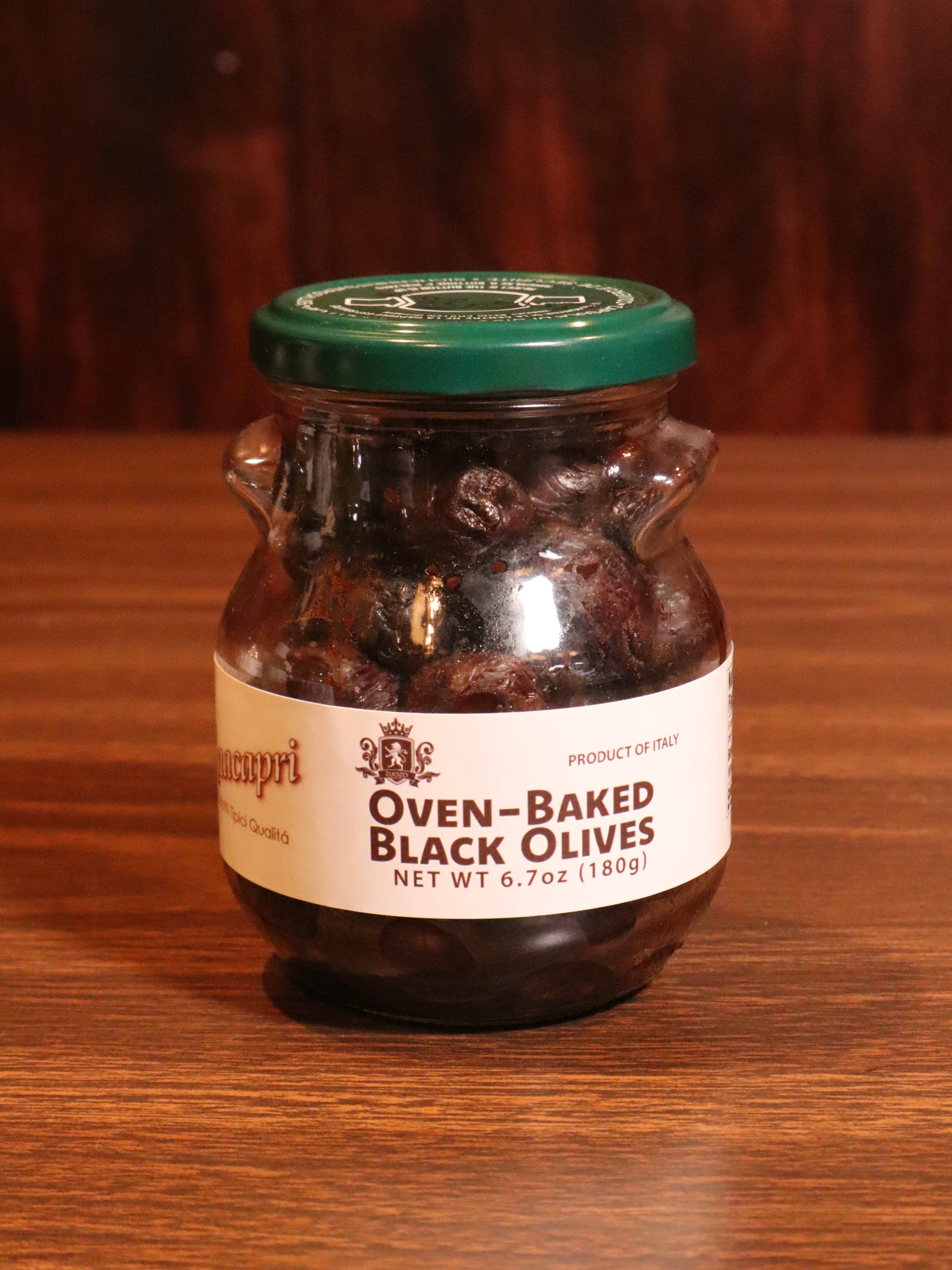 Anacapri Oven Baked Black Olives